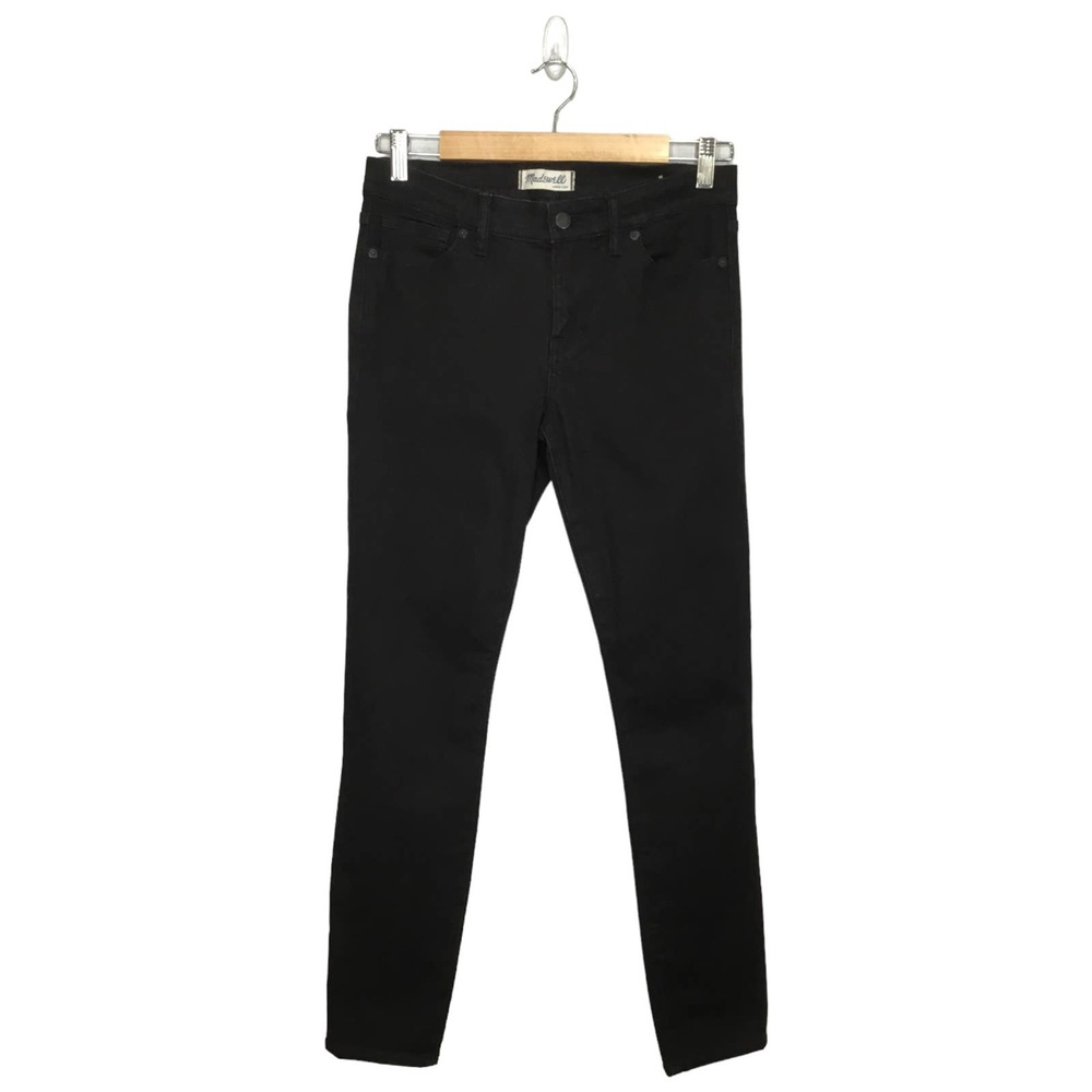 Madewell High Rise Skinny Skinny Carbondale B1799 Black Jeans 28 - Picture 2 of 12